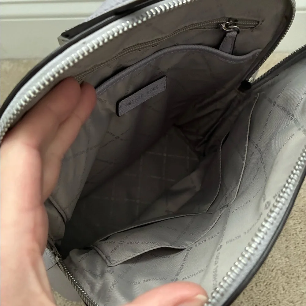 Michael Kors lavender Saffiano Leather Backpack with Matching Wallet - Picture 3 of 11